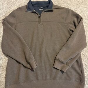 Arrow Men's Brown Zip-Up Sweater